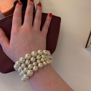 Multi strand JCREW pearl bracelet